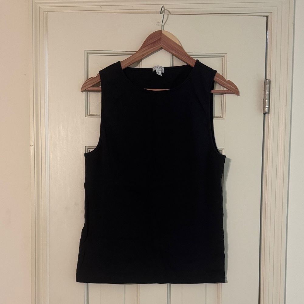 J. Crew Elegant Black Sleeveless Top